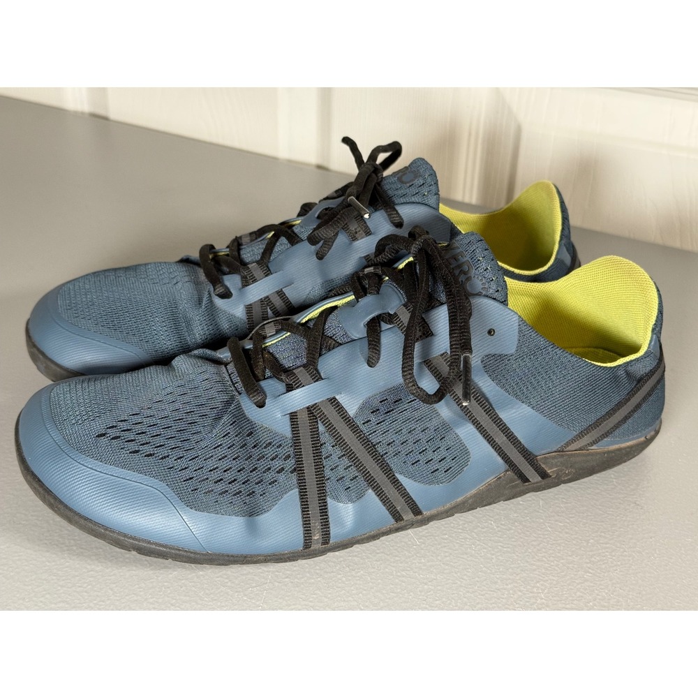 Xero Shoes Mens Speed Force II Blue Barefoot Minimalist Running Shoes Size 10.5